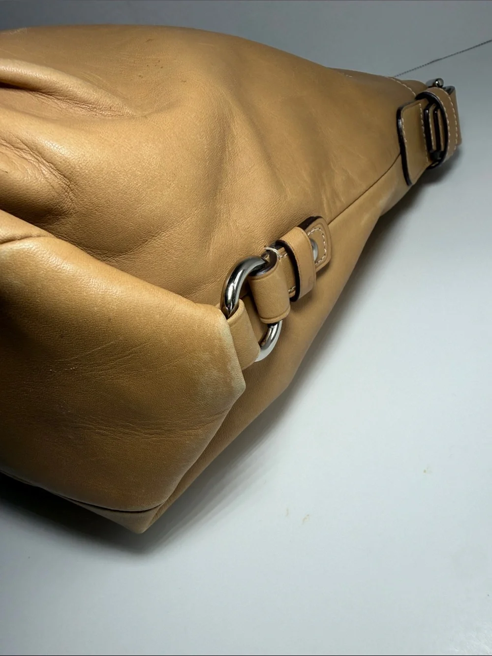 Coach Caramel Leather Shoulder Hobo